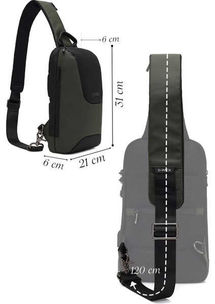 D-Pack Erkek Haki Teknolojik Sırt Çantası 23WBD30086F fiyatları