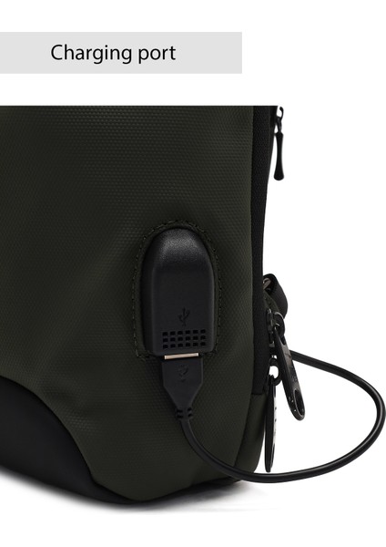 D-Pack Erkek Haki Teknolojik Sırt Çantası 23WBD30086F
