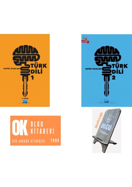 Türk Dili 1 - 2 / Nobel Akademik Yayıncılık ( Telefon Tutucu Hediye)