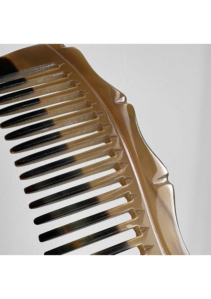 Doğal Boynuzdan El Yapımı Kemik Tarak Kıvırcık ve Dalgalı Saçlar Için KT-161 - 20 cm Kalın Gövde indirimleri