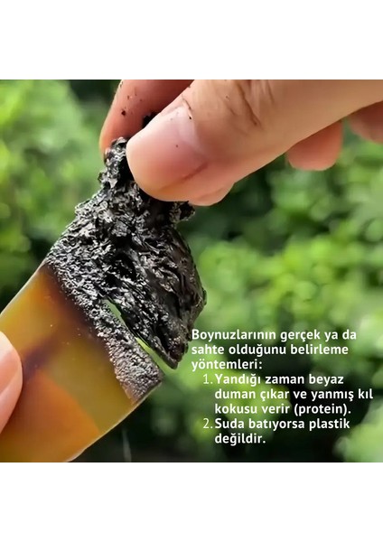 Doğal Boynuzdan El Yapımı Kemik Tarak Kıvırcık ve Dalgalı Saçlar Için KT-161 - 20 cm Kalın Gövde