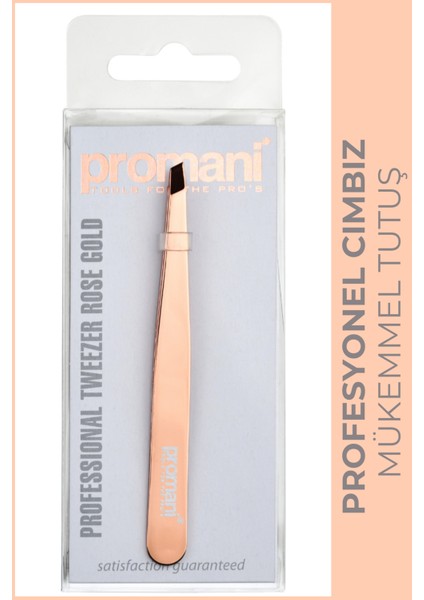 Rose Gold Çelik Cımbız, Şık ve Dayanıklı Takı ve Aksesuar Detayları Için Ideal