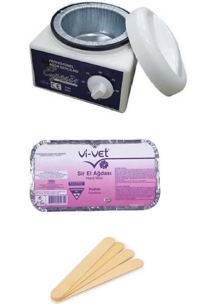 Pudralı Kalıp Ağda ve Ağda Makinesi Seti, Rahat ve Hijyenik Kullanım Sağlar