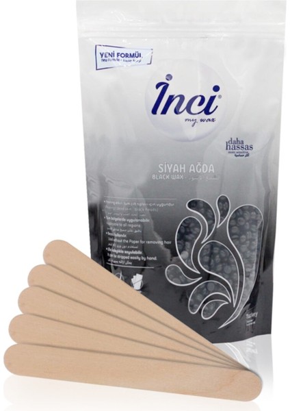 Siyah 1 Kutu, Peeling Etkili 200G, 5 Adet Spatula, Temizlik ve Bakım Seti