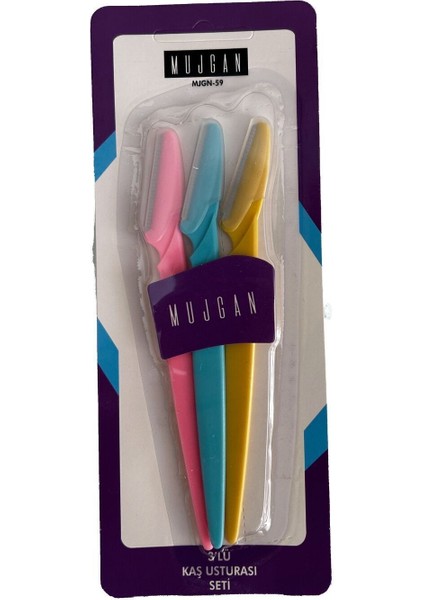 Üçlü Kaş Seti, Doğal ve Şık Görünüm Için Tam Uygun