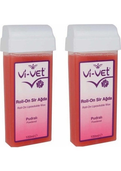 Pudralı Kartuş Ağda Roll-On 100ML, 2'li Set