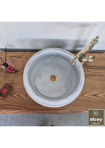 Marmara Gri Bombeli Mermer Lavabo fiyatları