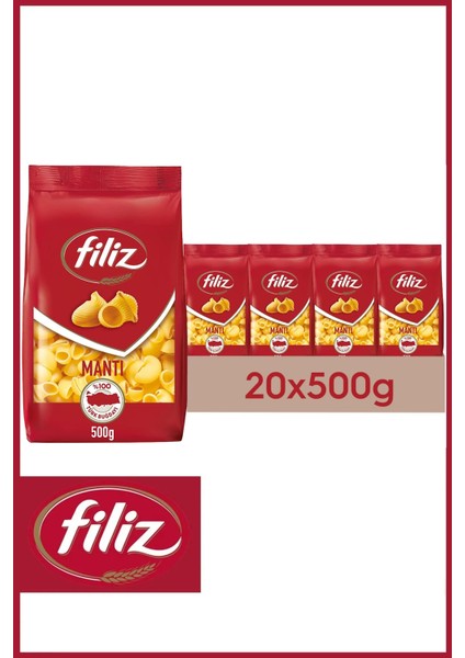Mantı Makarna 500 gr x 20 Adet