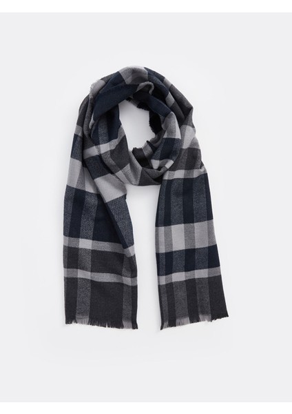 Yeni Sezon Ekose Desenli Erkek Atkı