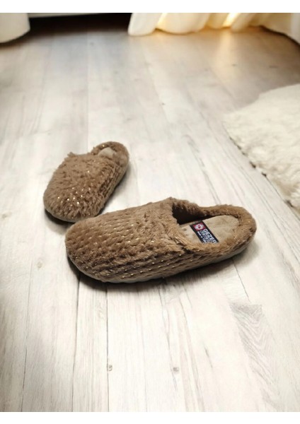 Yumuşak Hafif Sessiz Taban Pırıltılı Peluş Ev Terlik indirimleri