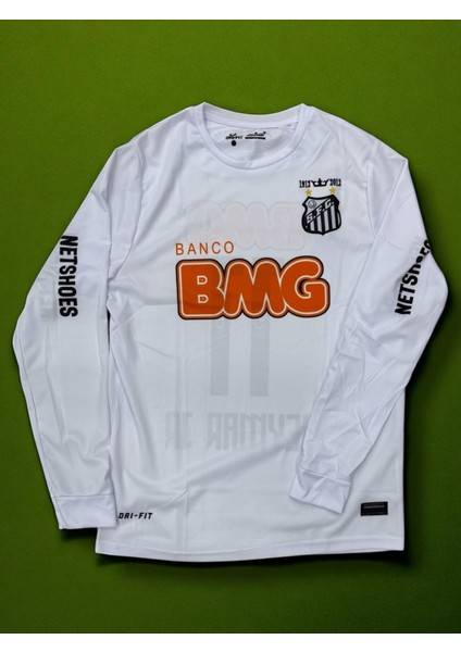 North Stanad 2012 Sezonu Nostaljik Santos Uzun Kollu Neymar Jr Forma fiyatları