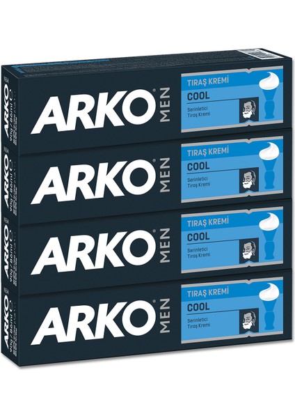 Serinletici Tıraş Kremi 4X90G, Ferah ve Rahat Tıraş Deneyimi