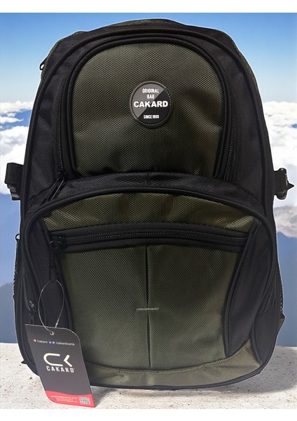 Su Geçirmez Kalın Ortopedik Çok Bölmeli Laptop Okul Gezi Seyahat Kamp Sırt Çantası Büyük 30X47CM