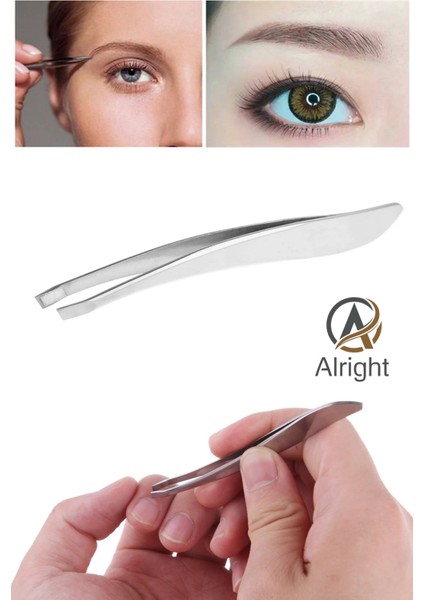 Kavisli Çelik Akustik Cımbız, Eğik Uç, Ince Tasarım, Kıl ve Tüy Alma fiyatları