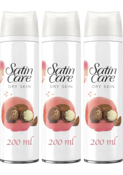 Yumuşak ve Ferah Tıraş Jeli, Kuru Ciltler Için 200ML, 3'lü Set