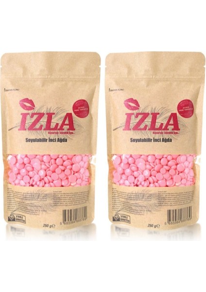 Pembe Ağda Boncuk 250GR. X2, Güzel ve Pürüzsüz Cilt Için Ideal.