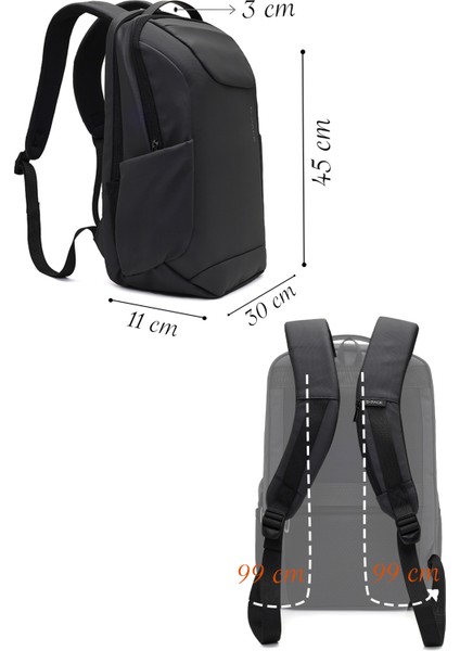 D-Pack Unisex Gri Teknolojik Kumaş Hardcase Sırt Çantası 23SBD3010HC fiyatları