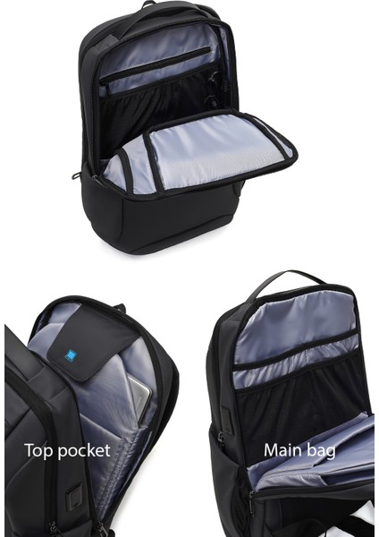 D-Pack Unisex Gri Teknolojik Kumaş Hardcase Sırt Çantası 23SBD3010HC fırsatları