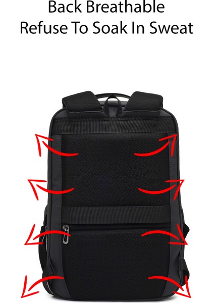 D-Pack Unisex Gri Teknolojik Kumaş Hardcase Sırt Çantası 23SBD3010HC