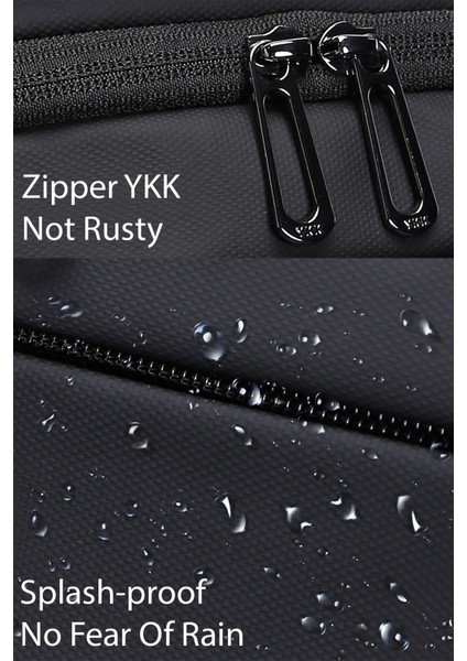 D-Pack Unisex Gri Teknolojik Kumaş Hardcase Sırt Çantası 23SBD3010HC