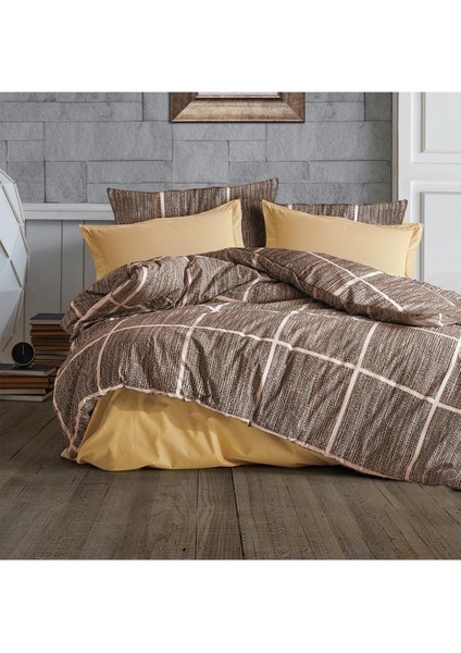 Rian Tek Kişilik Nevresim Takımı Kahverengi fiyatları