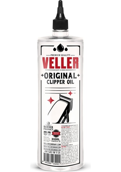 Tıraş Makinesi Bakım Yağı 310 Ml, Parlak ve Koruyucu Temizlik Yağı