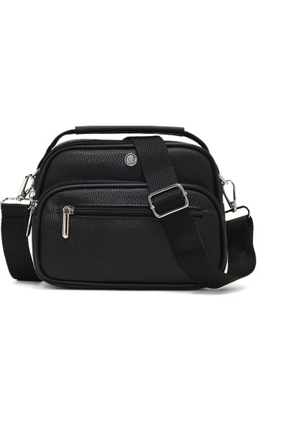 Erkek Siyah Uzun Askılı El Çantası 25WBD3500FT