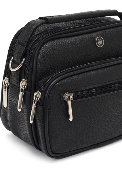 Erkek Siyah Uzun Askılı El Çantası 25WBD3500FT