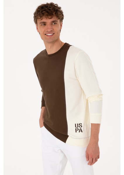 Erkek Kahverengi Sweatshirt 50316316-VR029 modelleri