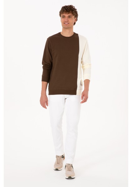 Erkek Kahverengi Sweatshirt 50316316-VR029 fırsatları