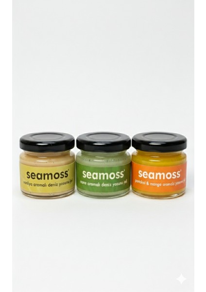 Sea Moss Özel Aromalı 3' Lü Özel Deneme Kiti