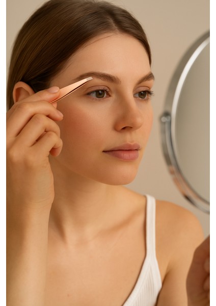 Rose Gold Çelik Cımbız, Hassas ve Şık Tasarım, Yüksek Kalite, Dayanıklı Kullanım fiyatları