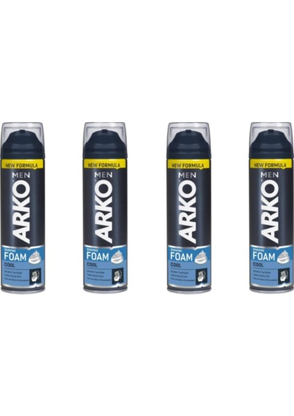 Serinleten Erkek Tıraş Köpüğü 200 Ml, Paket 4 Adet