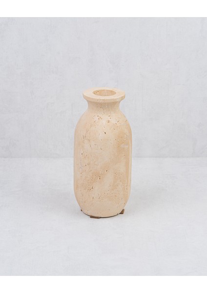 Evza Mermer Traverten Büyük Vazo fiyatları