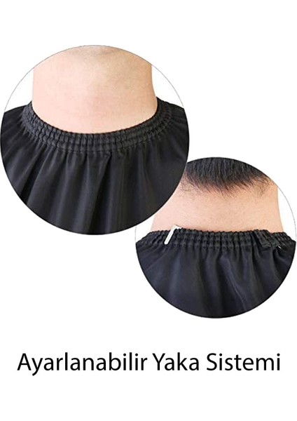 Eko Seligraf Baskılı Saç Kesim Önlüğü Profesyonel Berberler Için fırsatları