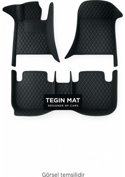 Mercedes-Benz Gle 8d Araca Özel Havuzlu Suni Deri Paspas Siyah (Tam Kaplama, 11 Mm, Kokusuz) fiyatları