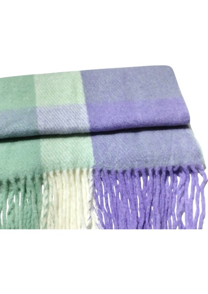 Mor Yeşil Ekru Çok Renkli Yumoş ATKI(180*45) fiyatları