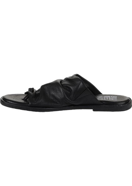 Siyah Deri Kadın Parmak Arası Terlik 01WY2003 01WY2003 fırsatları