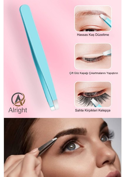 Renkli Kalın Kesik Uçlu Çelik Kıl Tüy Alma Cımbızı Akustik Serisi XLC520D