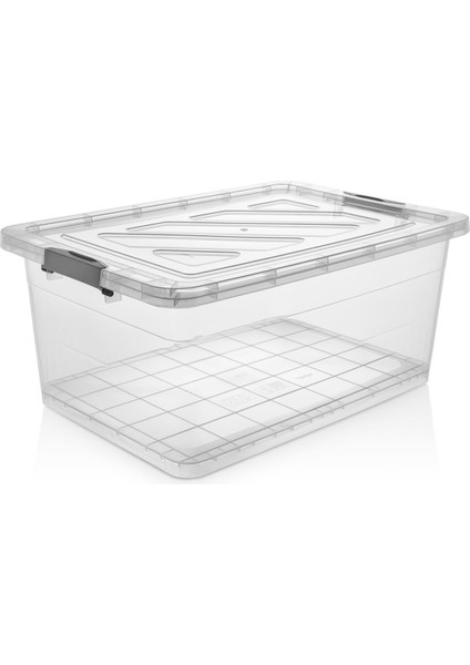 Merwy Elite Kilitli Şeffaf Çok Amaçlı Saklama Kabı - 11 Litre