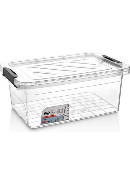 Merwy Elite Kilitli Şeffaf Çok Amaçlı Saklama Kabı - 11 Litre fiyatları