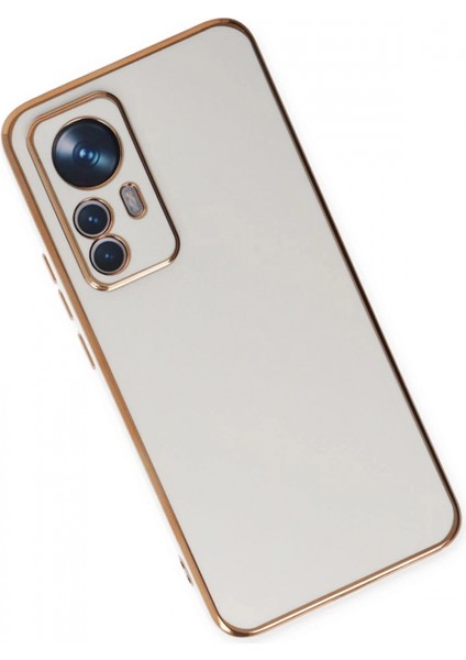 Xiaomi Mi 12T Pro Kılıf Volet Silikon - Beyaz modelleri