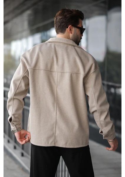 Taş Rengi Kaşe Gömlek Ceket E6765 fırsatları