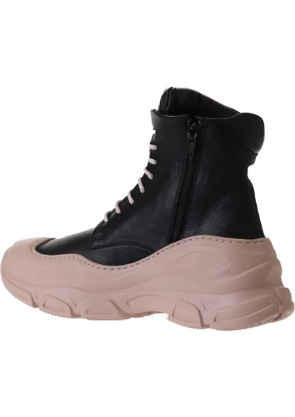 Siyah Pudra Deri Kadın Spor Bot 01WV8800 01WV8800 indirimleri