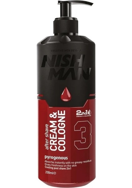 Tıraş Sonrası Krem ve Kolonya Seti, 200 Ml, Ferah ve Canlandırıcı Kokuyla