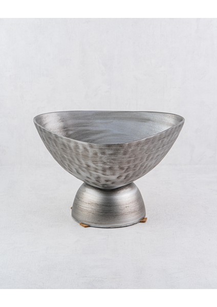 Dekoratif Nikel Meyve Kasesi 29X29 cm