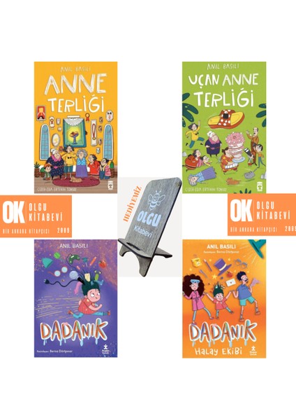 Anne Terliği - Uçan Anne Terliği - Dadanık - Dadanık Halay Ekibi / 4 Kitap Set - Anıl Basılı