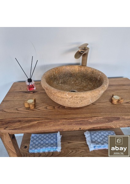 Noche Traverten Çemberli Çanak Lavabo fiyatları