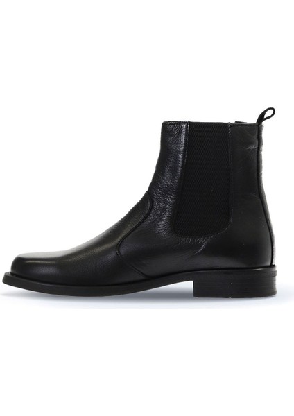 Siyah Deri Kadın Düz Bot 01WV8601 01WV8601 fırsatları