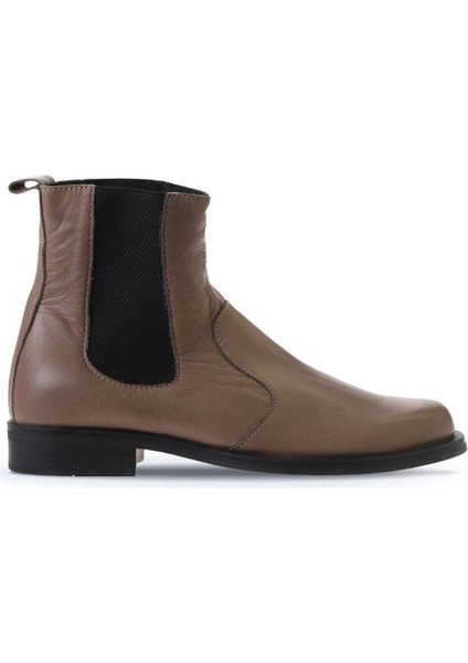 Gri Deri Kadın Düz Bot 01WV8601 01WV8601